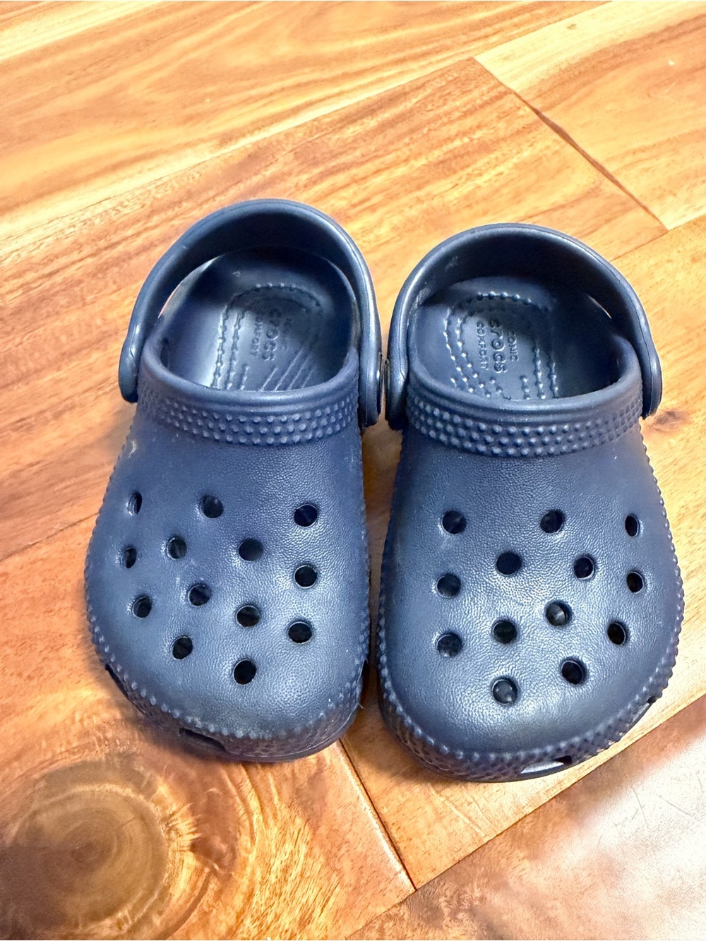 Kids Navy Blue Crocs